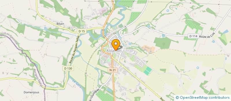 localisation de l'entreprise BUREAU D'ETUDES CONSEIL ET CONCEPTION  ASTAFFORT