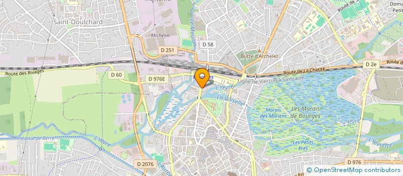 localisation de l'entreprise BUREAU D'ETUDES CONSEILS EN CONSTRUCTION à BOURGES