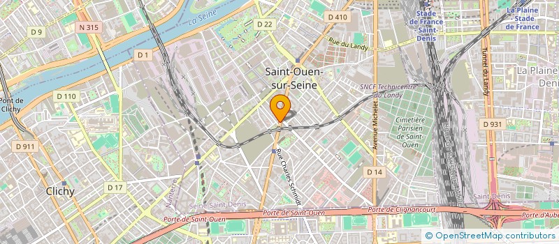 localisation de l'entreprise BUREAU D'ETUDES & CONTROLES ELECTRIQUES à SAINT-OUEN-SUR-SEINE