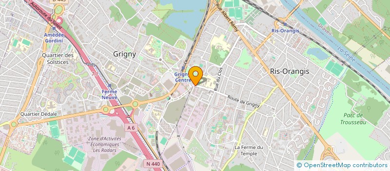 localisation de l'entreprise BUREAU D'ETUDES D'AMENAGEMENTS à RIS-ORANGIS