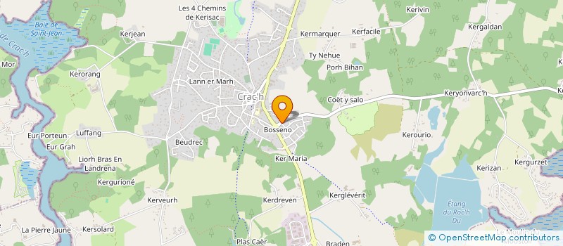 localisation de l'entreprise BUREAU D'ETUDES D'ARCHITECTURE NAVALE  CRACH