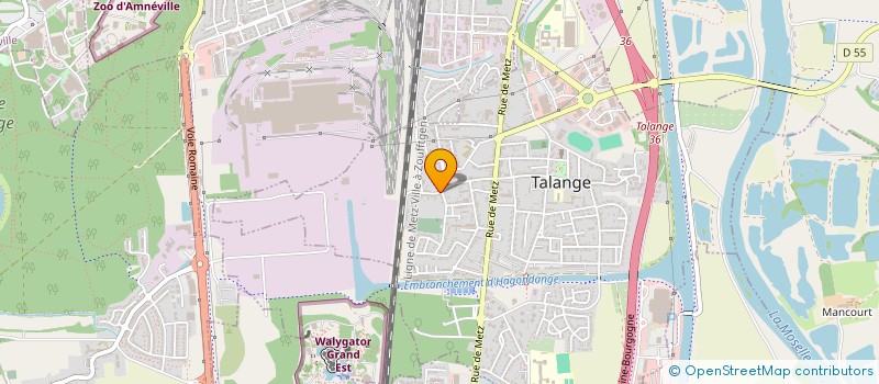 localisation de l'entreprise BUREAU D'ETUDES DE TECHNICIENS ASSOCIES à TALANGE
