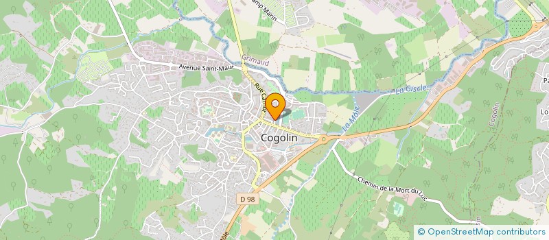 localisation de l'entreprise BUREAU D ETUDES DONATO à SAINTE-MAXIME