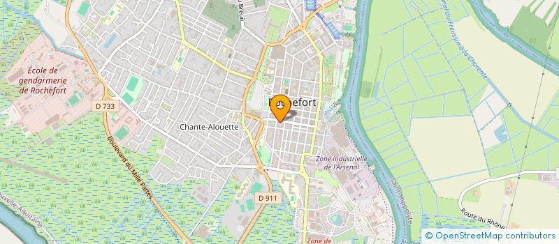 localisation de l'entreprise BUREAU D ETUDES DU BATIMENT à ROCHEFORT