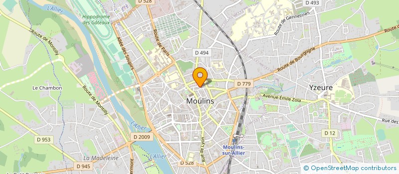 localisation de l'entreprise BUREAU D ETUDES DU BOURBONNAIS à MOULINS