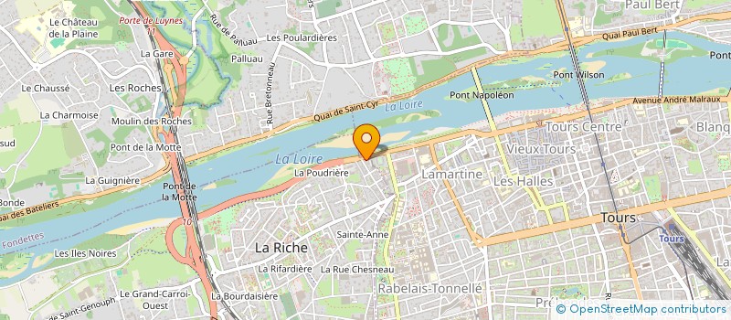 localisation de l'entreprise BUREAU D'ETUDES DU CENTRE OUEST à LA RICHE