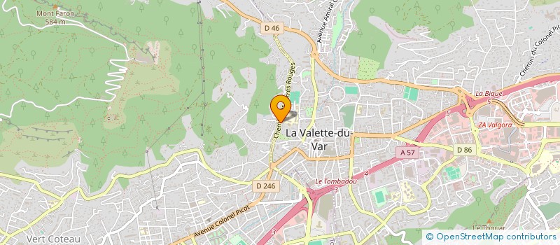 localisation de l'entreprise BUREAU D ETUDES DU PARTICULIER à LA VALETTE-DU-VAR