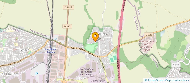 localisation de l'entreprise BUREAU D'ETUDES DUBERSEUIL ET CIE à FRESNOY-LE-LUAT