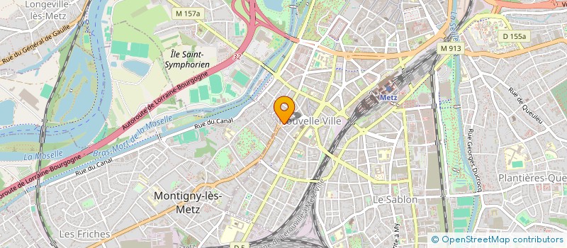 localisation de l'entreprise BUREAU D'ETUDES ECOBA à METZ