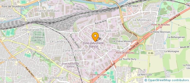 localisation de l'entreprise BUREAU D'ETUDES EN ELECTRICITE à CESSON-SEVIGNE