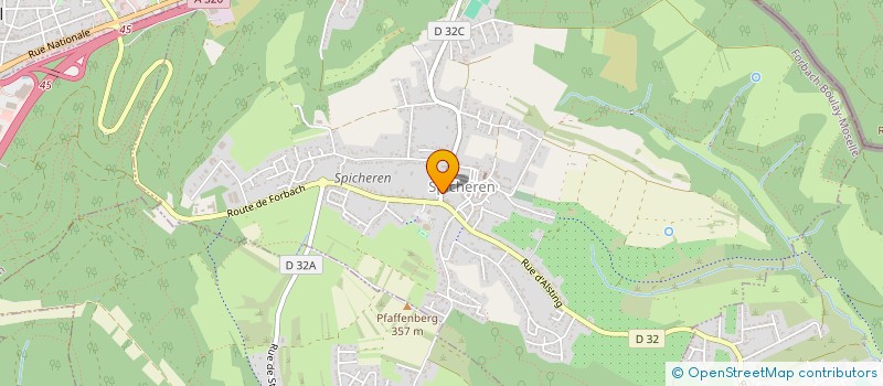 localisation de l'entreprise BUREAU D'ETUDES ET DE CONSEILS MOSELLAN à SPICHEREN