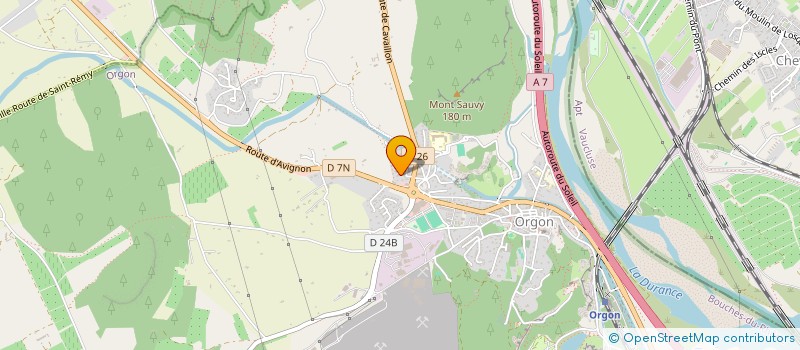 localisation de l'entreprise BUREAU D ETUDES ET INGENIERIE à ORGON