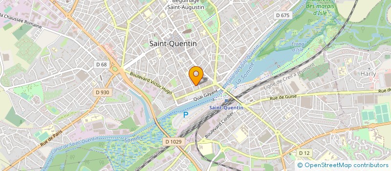 localisation de l'entreprise BUREAU D'ETUDES ET REALISATIONS à SAINT-QUENTIN