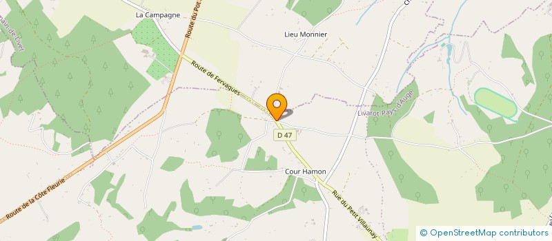 localisation de l'entreprise BUREAU D'ETUDES ET RENOVATION HABITAT  VAL-DE-VIE