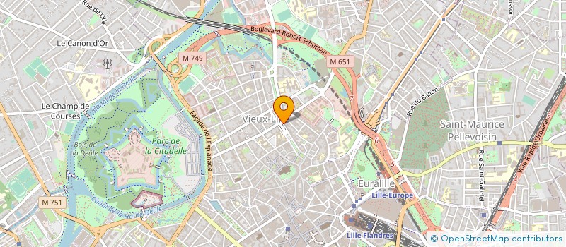 localisation de l'entreprise BUREAU D'ETUDES ET TRAVAUX DU NORD à LILLE