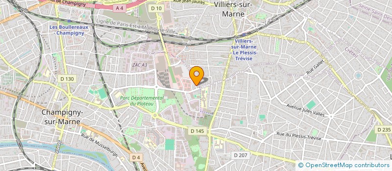 localisation de l'entreprise BUREAU D'ETUDES FILAO à CHAMPIGNY-SUR-MARNE