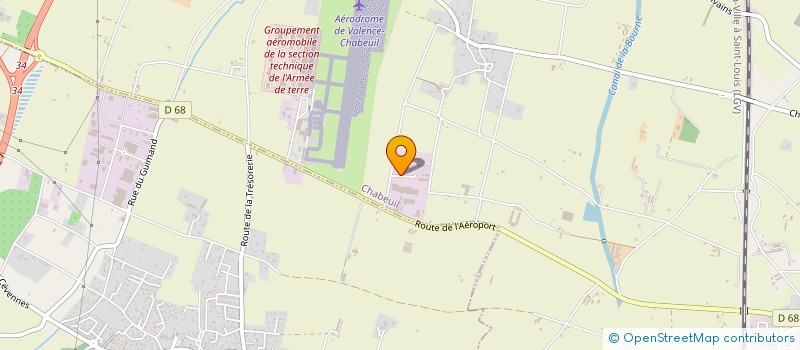 localisation de l'entreprise BUREAU D'ETUDES GEDATEL à CHABEUIL