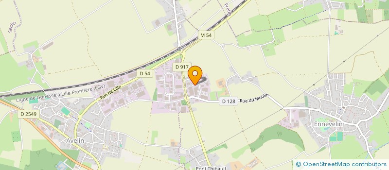 localisation de l'entreprise BUREAU D ETUDES GEOMECA  ENNEVELIN