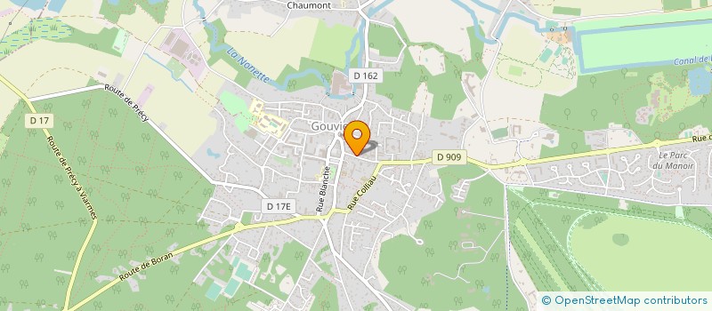 localisation de l'entreprise BUREAU D'ETUDES INFORMATIQUES MECANIQUES ET D ASSISTANCE TECHNIQUE  GOUVIEUX