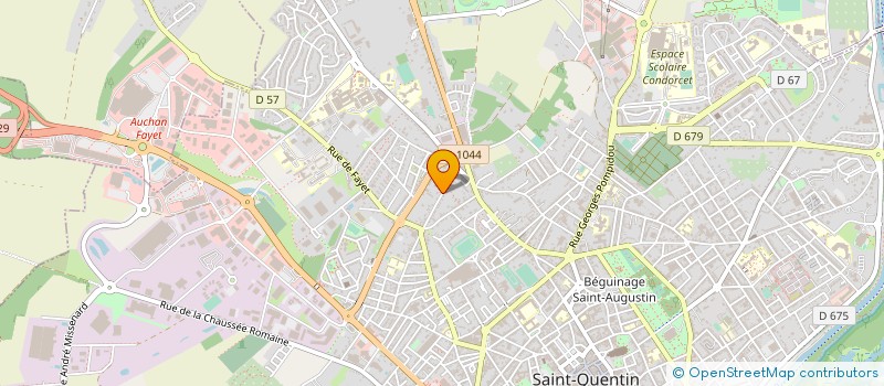 localisation de l'entreprise BUREAU D'ETUDES J.P.F. à SAINT-QUENTIN