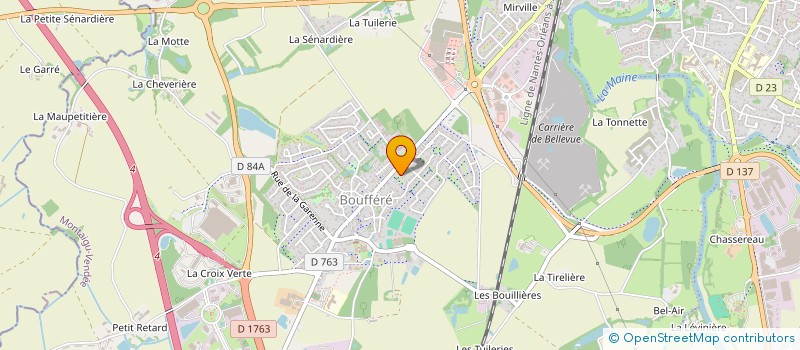 localisation de l'entreprise BUREAU D'ETUDES JEAN-PHILIPPE SEILLER à MONTAIGU-VENDEE