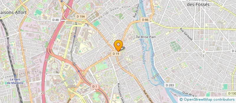 localisation de l'entreprise BUREAU D'ETUDES JURIDIQUES ET FISCALES  CRETEIL