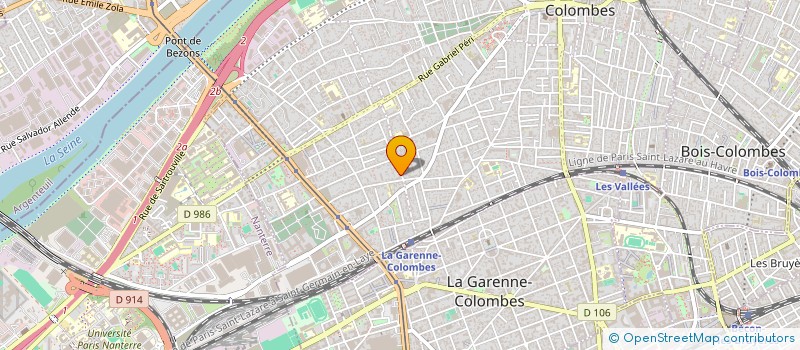 localisation de l'entreprise BUREAU D'ETUDES LAURENT TARTIVEL à COLOMBES