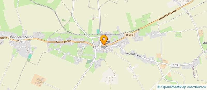 localisation de l'entreprise BUREAU D'ETUDES LECACHEUR à LES LOGES