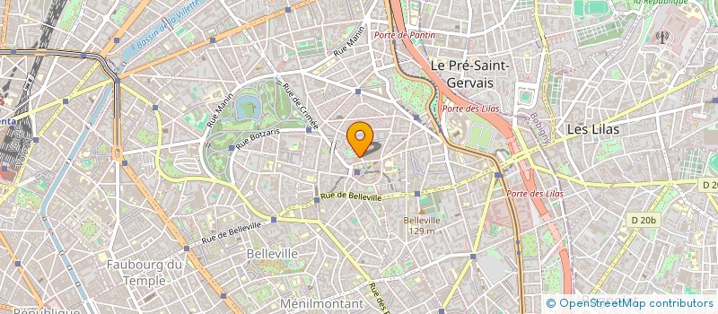 localisation de l'entreprise BUREAU D'ETUDES MANAGEMENT ET STRATEGIE  PARIS