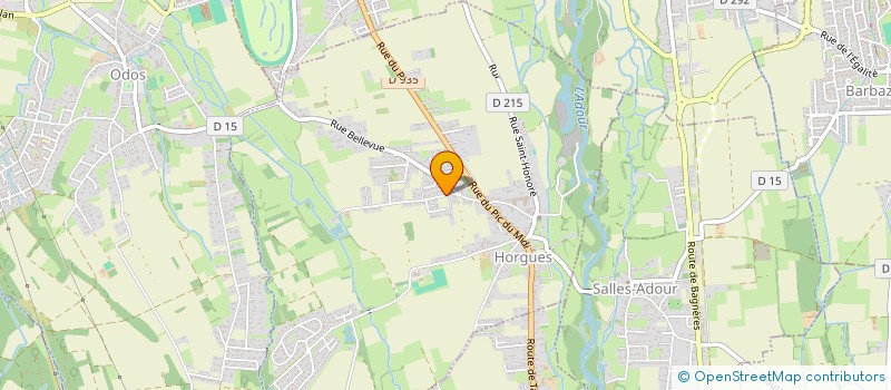 localisation de l'entreprise BUREAU D'ETUDES MENUISERIE AGENCEMENT  HORGUES