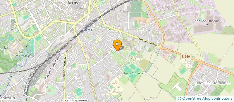 localisation de l'entreprise BUREAU D'ETUDES METHODE à ARRAS