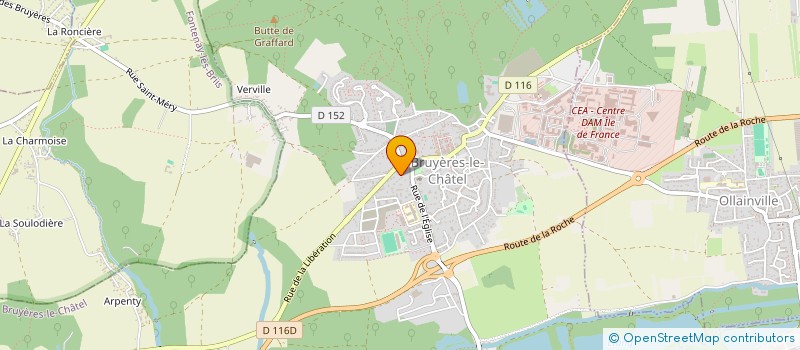 localisation de l'entreprise BUREAU D'ETUDES METHODES ET COORDINATION à BRUYERES-LE-CHATEL