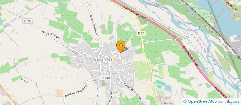 localisation de l'entreprise BUREAU D'ETUDES MI.DI à CABANNES