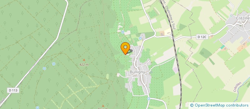 localisation de l'entreprise BUREAU D'ETUDES MUTIN BOIS  BULLIGNY