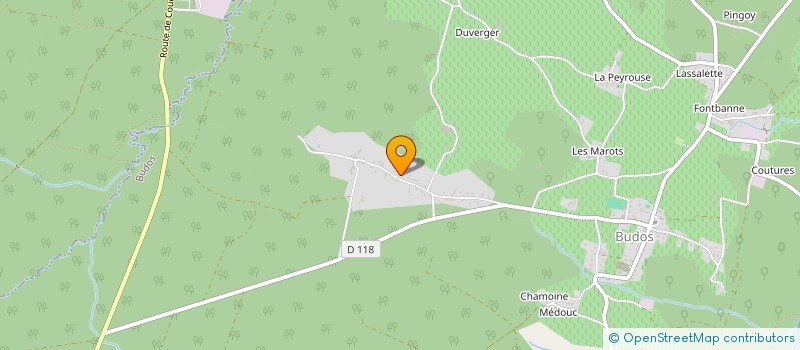 localisation de l'entreprise BUREAU D'ETUDES OLIVIER BEC  SAINT-MACAIRE