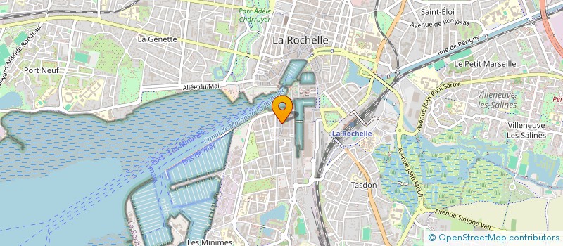 localisation de l'entreprise BUREAU D'ETUDES PERNET  LA ROCHELLE