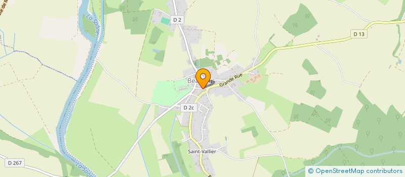 localisation de l'entreprise BUREAU D'ETUDES PIERRE GUICHARD  VELESMES-ECHEVANNE