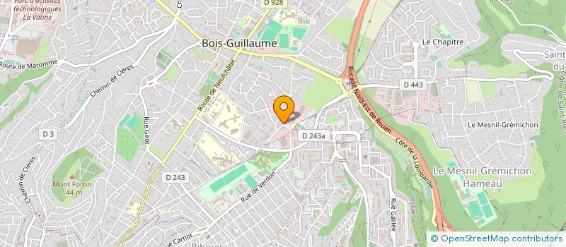 localisation de l'entreprise BUREAU D'ETUDES PROJET EN ELECTRICITE à BOIS-GUILLAUME