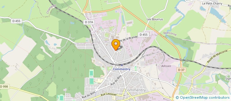 localisation de l'entreprise BUREAU D'ETUDES R.E.U.R. (RESEAUX EQUIPEMENTS URBAINS ET RURAUX) à MALICORNE