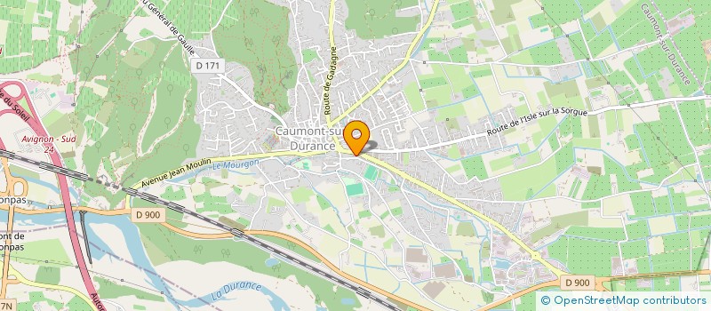 localisation de l'entreprise BUREAU D'ETUDES RESEAUX SECS ECLAIRAGE PUBLIC ELECTRICITE à CAUMONT-SUR-DURANCE