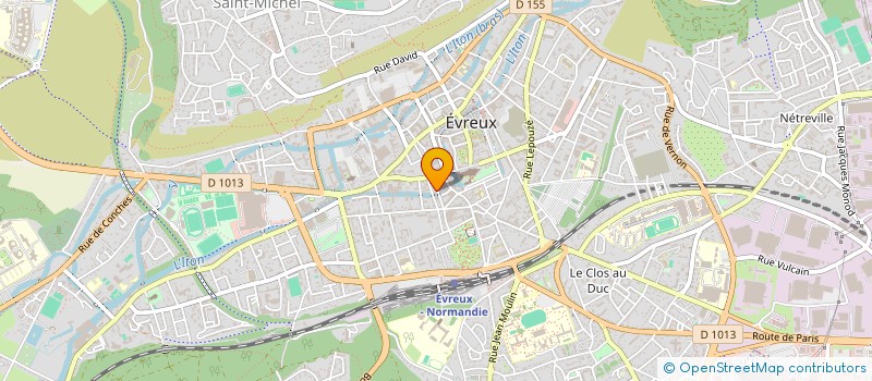 localisation de l'entreprise BUREAU D'ETUDES STRUCTURES BOIS à EVREUX