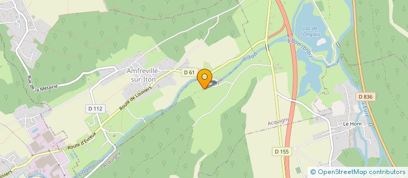 localisation de l'entreprise BUREAU D'ETUDES STUR à ACQUIGNY