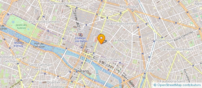 localisation de l'entreprise BUREAU D'ETUDES TECH ENGINEERING MODERNE à PARIS
