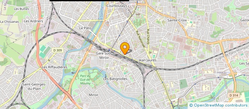 localisation de l'entreprise BUREAU D ETUDES TECHNIQUE DU MAINE à LE MANS