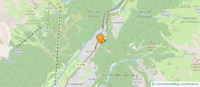 localisation de l'entreprise BUREAU D'ETUDES TECHNIQUES ALPIN  CHAMONIX-MONT-BLANC