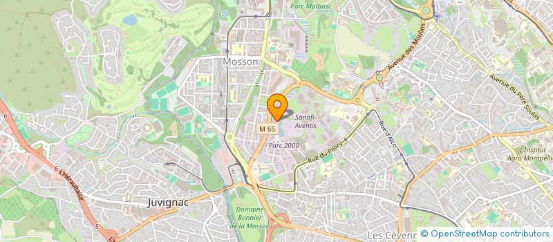 localisation de l'entreprise BUREAU D'ETUDES TECHNIQUES BETSO à MONTPELLIER