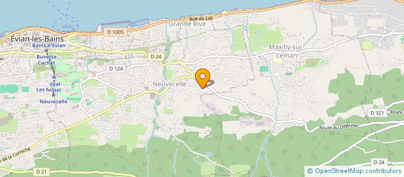 localisation de l'entreprise BUREAU D'ETUDES TECHNIQUES COBA à MAXILLY-SUR-LEMAN