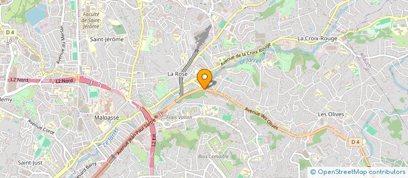 localisation de l'entreprise BUREAU D'ETUDES TECHNIQUES ET INGENIERIE DE LA CONSTRUCTION à MARSEILLE