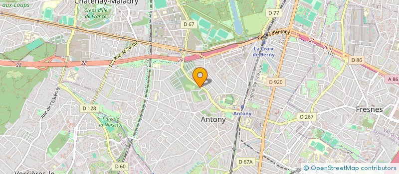 localisation de l'entreprise BUREAU D ETUDES TECHNIQUES PARISIEN à ANTONY