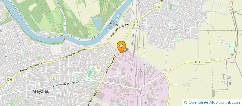 localisation de l'entreprise BUREAU D'ETUDES TECHNIQUES RECHERCHES ET INVENTIONS à MEYZIEU